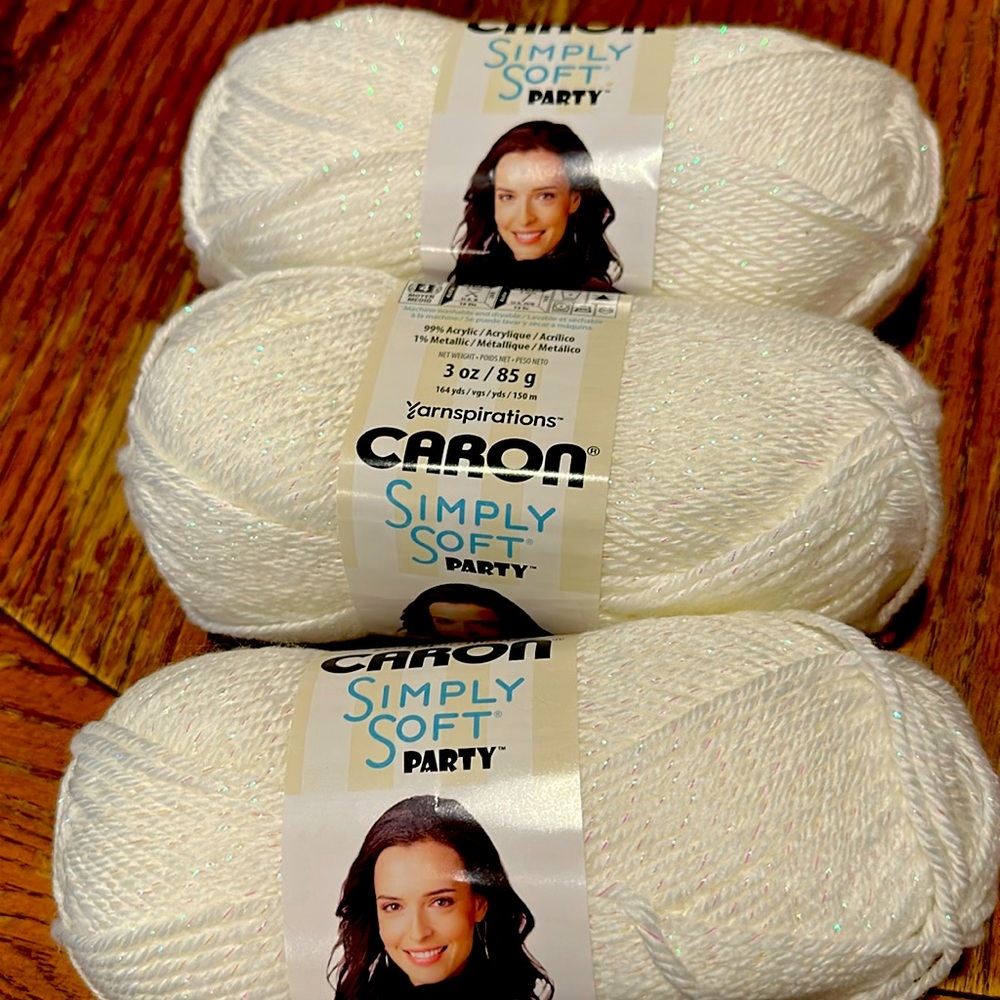 Caron simply soft yarn you get all three for listed price